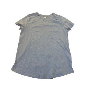 Sonoma Womens Blue Everyday Tee Size L Cotton/Poly Blend Basic Casual